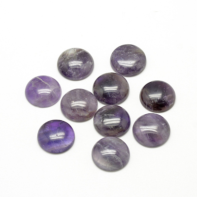 Natural Amethyst Cabochons X-G-R416-20mm-30-1