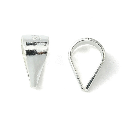 925 Sterling Silver Snap on Bails STER-T002-216S-1