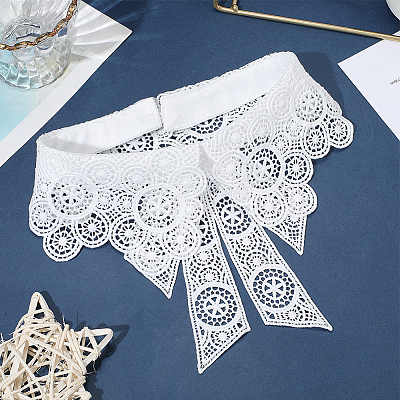 Polyester Women's False Collar DIY-WH20048-074H-1