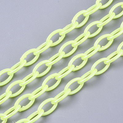 Acrylic Opaque Cable Chains X-PACR-N009-001I-1