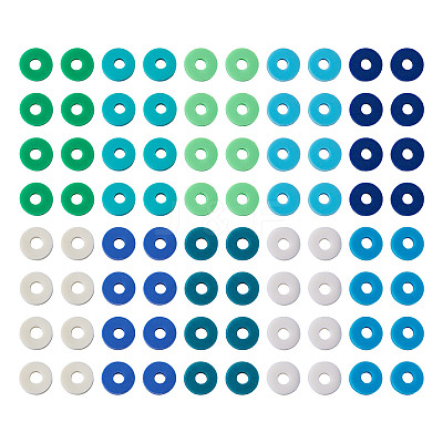 Handmade Polymer Clay Beads CLAY-TA0001-09-1