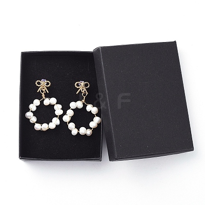 Dangle Stud Earrings EJEW-JE03750-1