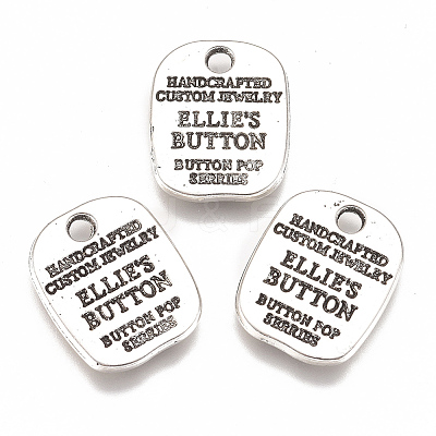 Alloy Quote Charms LS-PALLOY-F260-02AS-1