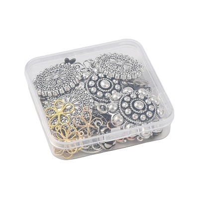60Pcs 20 Styles Tibetan Style Alloy Pendants FIND-FS0005-06-1