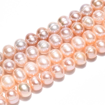 Natural Cultured Freshwater Pearl Beads Strands PEAR-N013-06-A-01-1