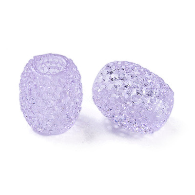 Transparent Resin European Jelly Colored Beads RESI-B025-01A-08-1