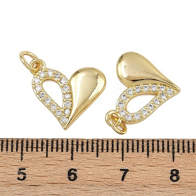 Brass Micro Pave Cubic Zirconia Pendants ZIRC-I367-11G-07-1
