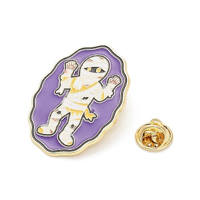 Mummy Enamel Pins JEWB-H033-05C-G-1