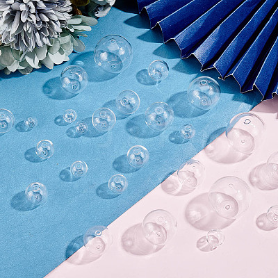 36Pcs 9 Style Handmade Two Holes Blown Glass Globe Beads GLAA-GO0001-11-1