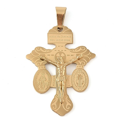 304 Stainless Steel Pendants LS-STAS-C103-02G-02-1