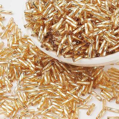 Glass Twist Bugles Seed Beads TTSDB6MM22-1