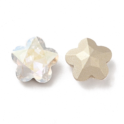 Mocha Style K9 Glass Rhinestone Cabochons RGLA-G017-02C-1
