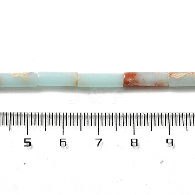 Synthetic Imperial Jasper Dyed Beads Strands G-D077-B01-14-1
