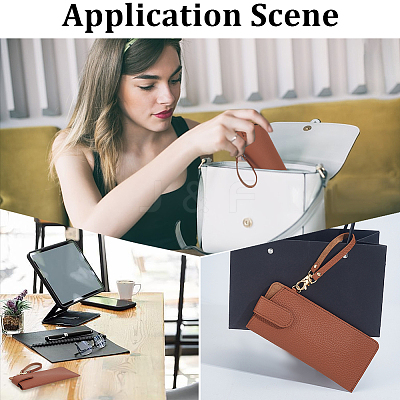 1Pc PU Leather Glasses Storage Bags AJEW-CN0005-76D-1