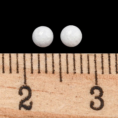 Natural White Jade Cabochons G-Q173-01A-18-1