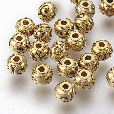 Tibetan Style Alloy Beads X-GLF5012Y-NF-1