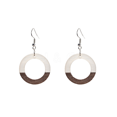 Resin & Wood Pendants RESI-OL0001-10A-1