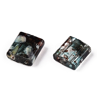2-Hole Transparent Glass Seed Beads SEED-S023-30C-24-1