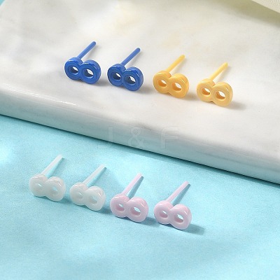 Hypoallergenic Bioceramics Zirconia Ceramic Stud Earrings EJEW-C065-03I-1