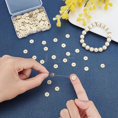 300Pcs Brass Spacer Beads KK-FH0003-45-1