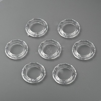 Transparent Acrylic Beads PL671Y-1-1