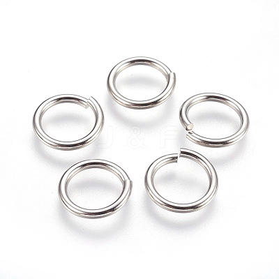 Tarnish Resistant 304 Stainless Steel Saw Cut Open Jump Rings STAS-P212-25P-14-1