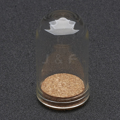 Glass Dome Cloche Cover AJEW-P043-M-1