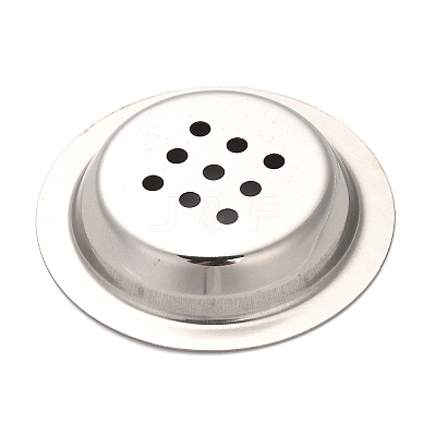 2 Pcs Alloy Candle Lids LS-FIND-G071-01P-1