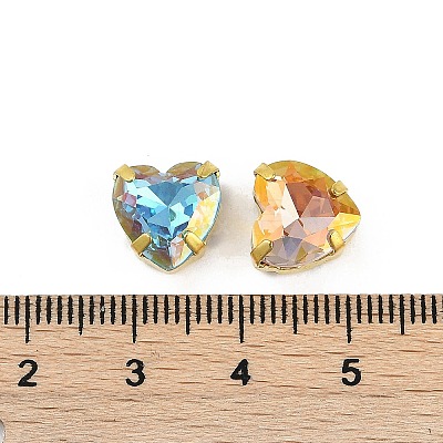 Brass Glass Rhinestone Sew on Rhinestones RGLA-U001-11G-02-1