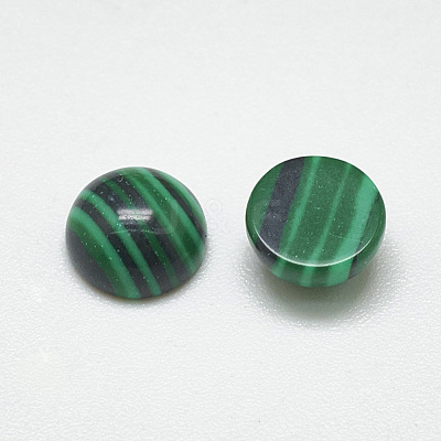 Synthetic Malachite Cabochons TURQ-S290-65B-03-1