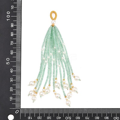 Transparent Glass & Plastic Beads Big Pendants LS-GLAA-B038-01A-1