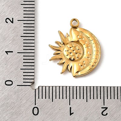 304 Stainless Steel Pendants STAS-B094-14G-1