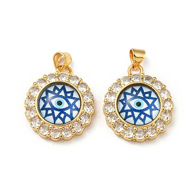 Real 18K Gold Plated Brass Pendants KK-L209-008G-02-1