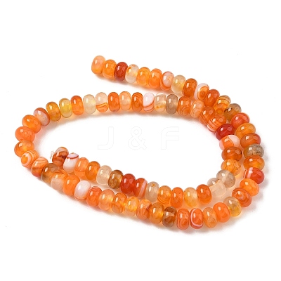 Natural Banded Agate Beads Strands G-F790-I01-01L-1