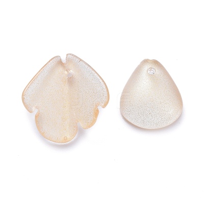 Electroplate Transparent Glass Beads EGLA-L027-D04-1