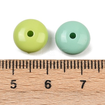 Opaque Acrylic Beads OACR-B036-04-1