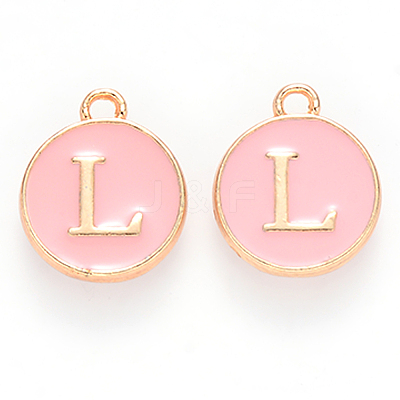 Golden Plated Alloy Enamel Charms LS-ENAM-S118-07L-1