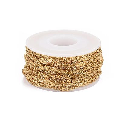 Ion Plating(IP) 304 Stainless Steel Rope Chains CHS-H007-22G-1
