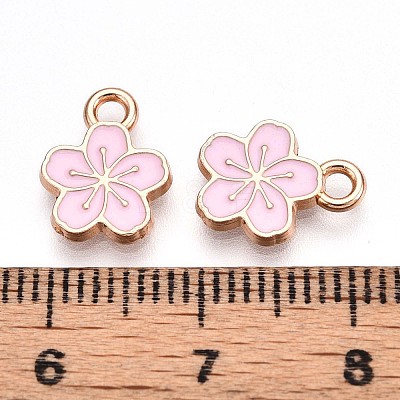 Alloy Enamel Charms ENAM-T022-07C-1