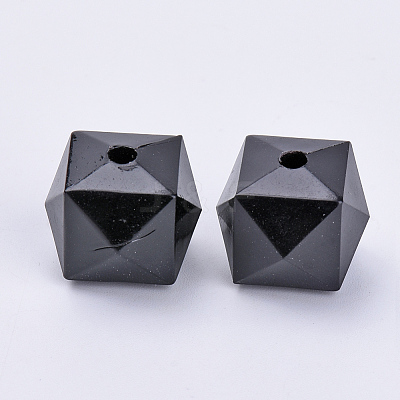 Transparent Acrylic Beads X-TACR-Q259-10mm-V72-1