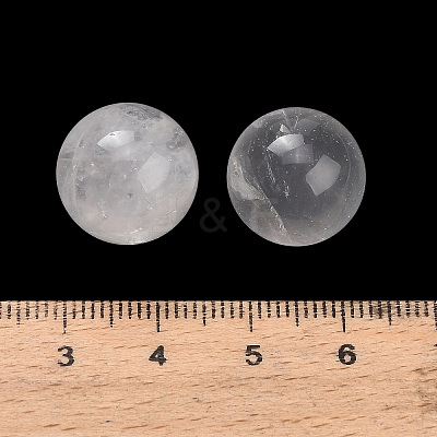Natural Quartz Crystal Sphere Beads G-H359-02L-15mm-1
