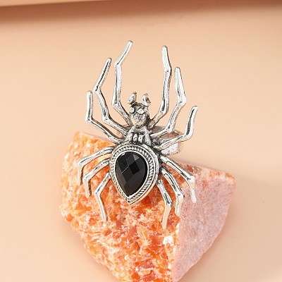 Alloy Rhinestone Finger Rings WG1192C-01-1