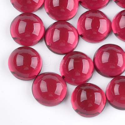 Translucent Resin Cabochons RESI-S361-12mm-04-1