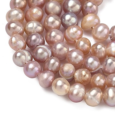 Natural Cultured Freshwater Pearl Beads Strands PEAR-L034-09D-1