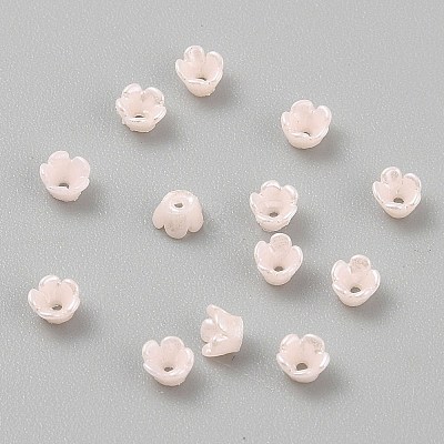 Opaque Resin Bead Caps RESI-CJC0015-29E-1