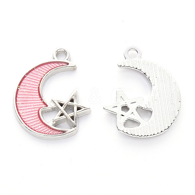 Alloy Enamel Pendants X-ENAM-S121-061B-P-1