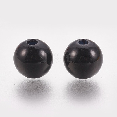 ABS Plastic Imitation Pearl Beads KY-G009-14mm-01-1