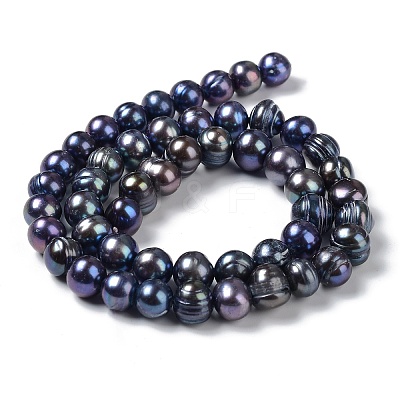Natural Cultured Freshwater Pearl Dyed Beads Strands PEAR-P005-03A-01-1