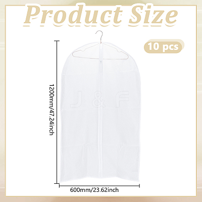10Pcs EVA Dust Cover for Clothes AJEW-GO0004-27B-1