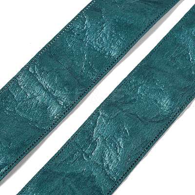 Imitation Leather Polyester Ribbon X1-DIY-R050-02G-1